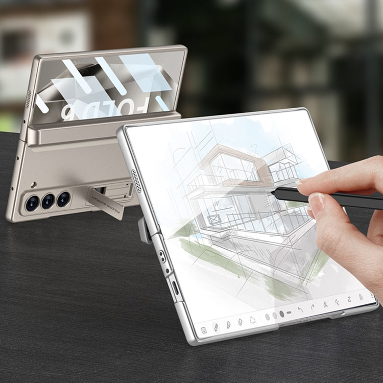 For Samsung Galaxy Z Fold6 GKK Integrated Magnetic Full Coverage Flip Phone Case with Pen Box, Not Included Pen(Titanium Gray) - free shipping - PMC Jewellery - Order now!