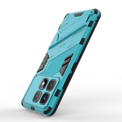 For Redmi K70 Ultra Global Punk Armor 2 in 1 PC + TPU Phone Case with Holder(Blue) - Xiaomi Cases by PMC Jewellery | Online Shopping South Africa | PMC Jewellery | Buy Now Pay Later Mobicred