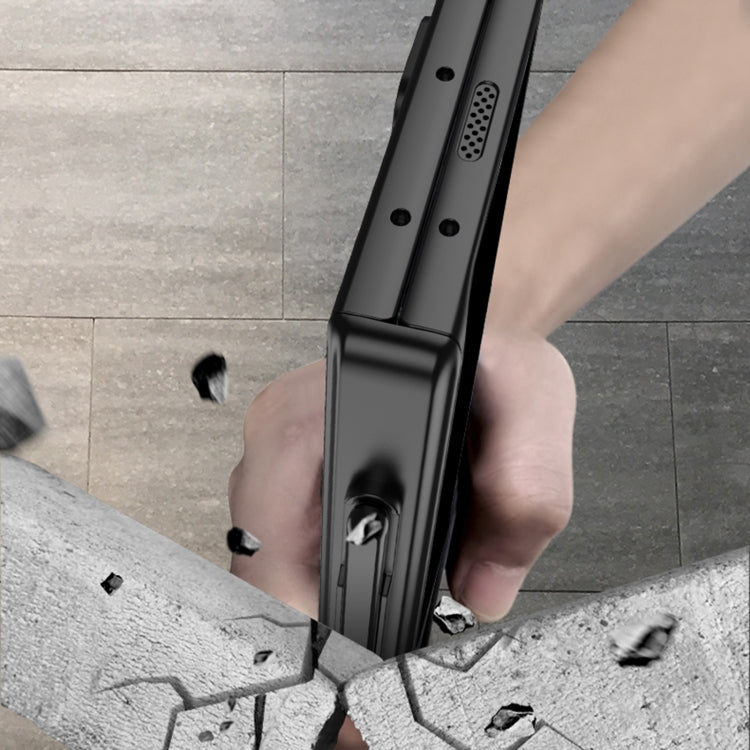 For Samsung Galaxy Z Fold6 GKK Integrated Anti Peep Full Coverage Magnetic Fold Phone Case with Pen Slot, Not Included Pen(Silver) - free shipping - PMC Jewellery - Order now!