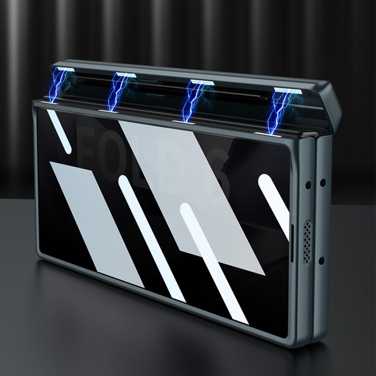 For Samsung Galaxy Z Fold6 GKK Integrated Anti Peep Full Coverage Magnetic Fold Phone Case with Pen Box, Not Included Pen(Black) - free shipping - PMC Jewellery - Order now!