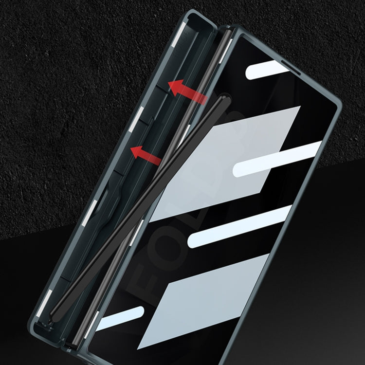 For Samsung Galaxy Z Fold6 GKK Integrated Anti Peep Full Coverage Magnetic Fold Phone Case with Pen Box, Not Included Pen(Green) - free shipping - PMC Jewellery - Order now!
