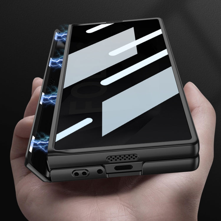 For Samsung Galaxy Z Fold6 GKK Integrated Anti Peep Full Coverage Magnetic Fold Phone Case(Night Green) - free shipping - PMC Jewellery - Order now!