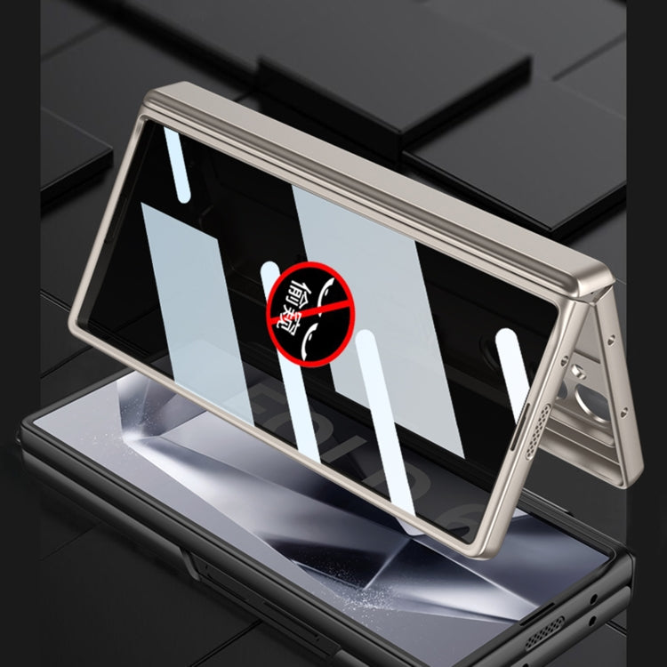 For Samsung Galaxy Z Fold6 GKK Integrated Anti Peep Full Coverage Magnetic Fold Phone Case(Night Green) - free shipping - PMC Jewellery - Order now!