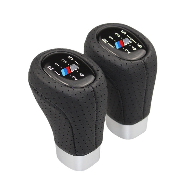 For BMW 3 Series E92 LCI Coupe 2008-2013 Square Car Gear Lever Leather Gear Shift Knob, Style:5 Speed - Shift Knob by PMC Jewellery | Online Shopping South Africa | PMC Jewellery | Buy Now Pay Later Mobicred