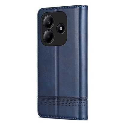 For Redmi Note 14 5G AZNS Magnetic Calf Texture Flip Leather Phone Case(Dark Blue) - Note 14 Cases by AZNS | Online Shopping South Africa | PMC Jewellery | Buy Now Pay Later Mobicred