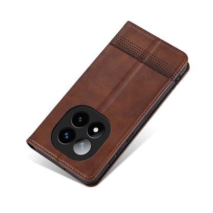 For Redmi Note 14 Pro 5G AZNS Magnetic Calf Texture Flip Leather Phone Case(Dark Brown) - Note 14 Pro Cases by AZNS | Online Shopping South Africa | PMC Jewellery | Buy Now Pay Later Mobicred