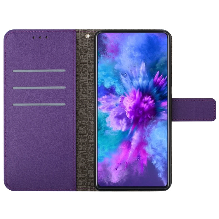 For Samsung Galaxy S25 Ultra 5G Rhombic Grid Texture Leather Phone Case(Purple) - Galaxy S25 Ultra 5G Cases by PMC Jewellery | Online Shopping South Africa | PMC Jewellery | Buy Now Pay Later Mobicred