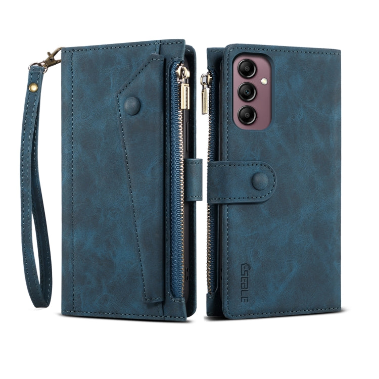 For Samsung Galaxy S24 FE 5G ESEBLE Retro Frosted RFID Flip Leather Phone Case(Dark Green) - free shipping - PMC Jewellery - Order now!