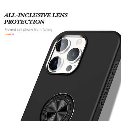 For iPhone 16 Pro Magnetic Ring Holder Phone Case(Black) - iPhone 16 Pro Cases by PMC Jewellery | Online Shopping South Africa | PMC Jewellery | Buy Now Pay Later Mobicred