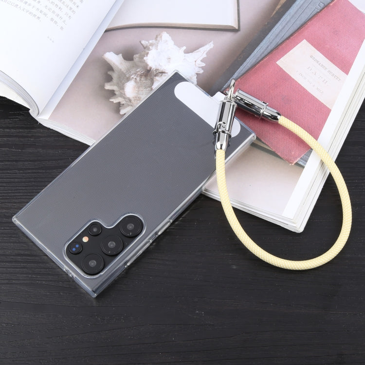 USB-C / Type-C to Type-C Data Cable Phone Anti-lost Short Lanyard, Length: 30cm(Blue Braid) - USB-C & Type-C Cable by PMc TechLife | Online Shopping South Africa | PMc TechLife | Buy Now Pay Later Mobicred