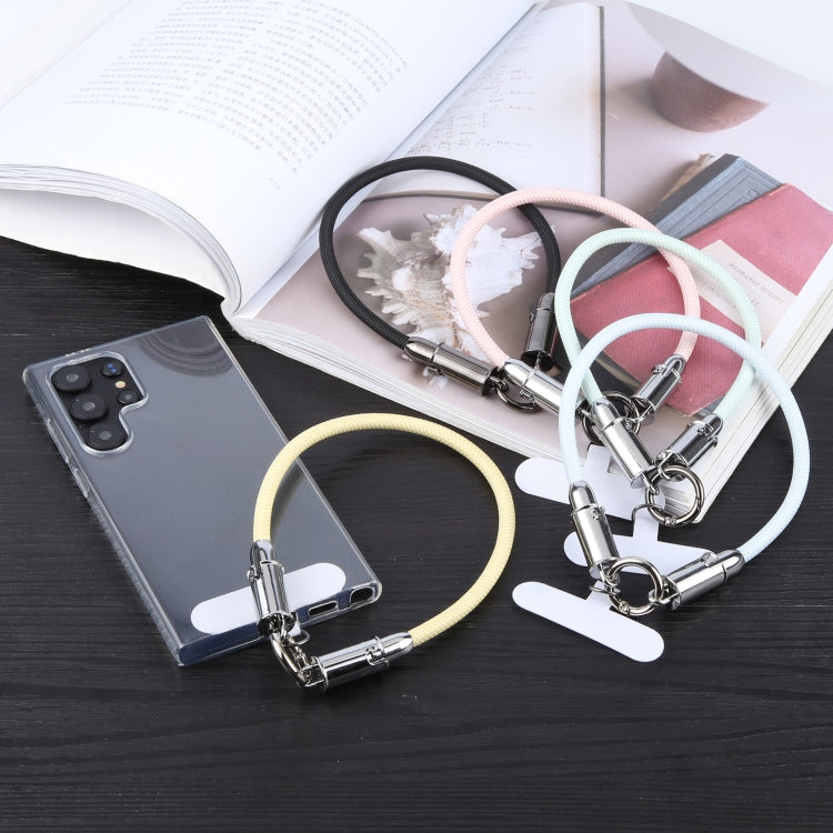 USB-C / Type-C to Type-C Data Cable Phone Anti-lost Short Lanyard, Length: 30cm(Pink Braid) - USB-C & Type-C Cable by PMc TechLife | Online Shopping South Africa | PMc TechLife | Buy Now Pay Later Mobicred