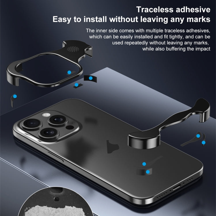 For iPhone 16 Pro Aromatherapy Alloy Frameless Phone Case(Purple) - free shipping - PMC Jewellery - Order now!