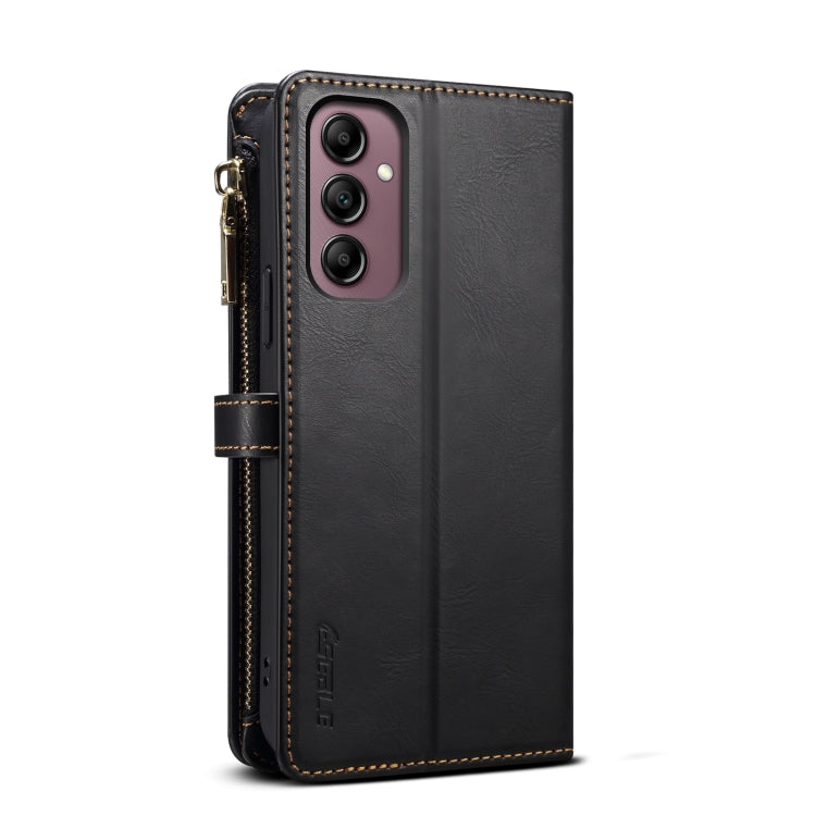 For Samsung Galaxy S25+ 5G ESEBLE Star Series Lanyard Zipper Wallet RFID Leather Case(Black) - free shipping - PMC Jewellery - Order now!