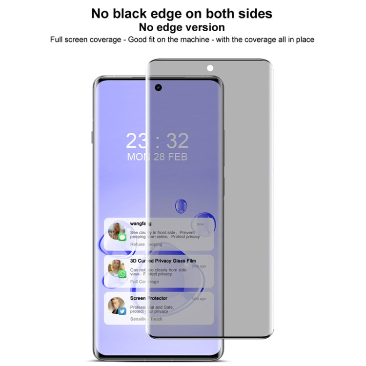 For vivo X100s Pro / X100 Ultra imak 3D Curved Privacy Full Screen Tempered Glass Film - vivo Tempered Glass by imak | Online Shopping South Africa | PMC Jewellery | Buy Now Pay Later Mobicred