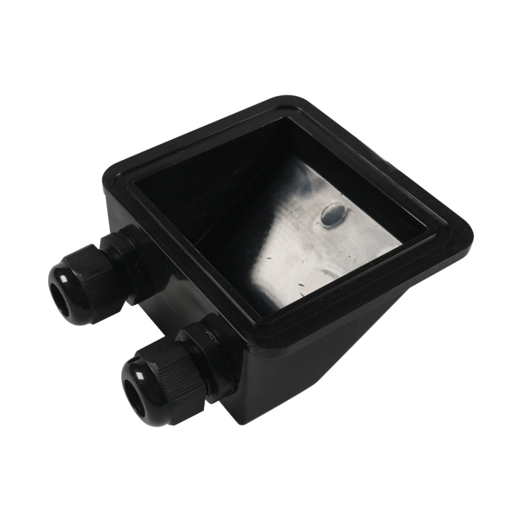 RV Sealed Waterproof Solar Double Cable Entry Gland Box(Black) - Other Tools by PMC Jewellery | Online Shopping South Africa | PMC Jewellery | Buy Now Pay Later Mobicred