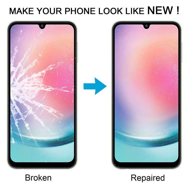 For Samsung Galaxy A24 4G SM-A245F 10pcs Front Screen Outer Glass Lens with OCA Optically Clear Adhesive - free shipping - PMc TechLife - Order now!