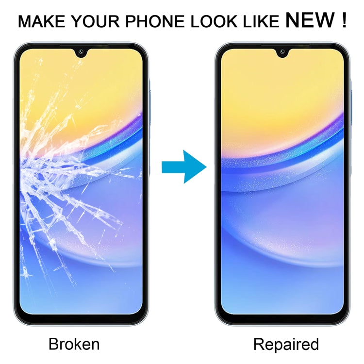 For Samsung Galaxy A15 5G SM-A156B 10pcs Front Screen Outer Glass Lens with OCA Optically Clear Adhesive - free shipping - PMc TechLife - Order now!
