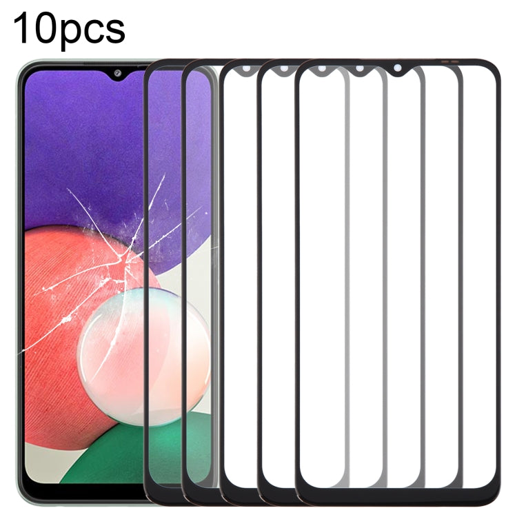 For Samsung Galaxy A22 5G SM-A226B 10pcs Front Screen Outer Glass Lens with OCA Optically Clear Adhesive - free shipping - PMc TechLife - Order now!