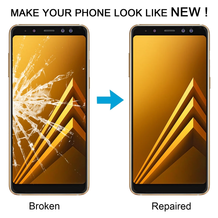 For Samsung Galaxy A8 2018 SM-A530F 10pcs Front Screen Outer Glass Lens with OCA Optically Clear Adhesive - free shipping - PMc TechLife - Order now!