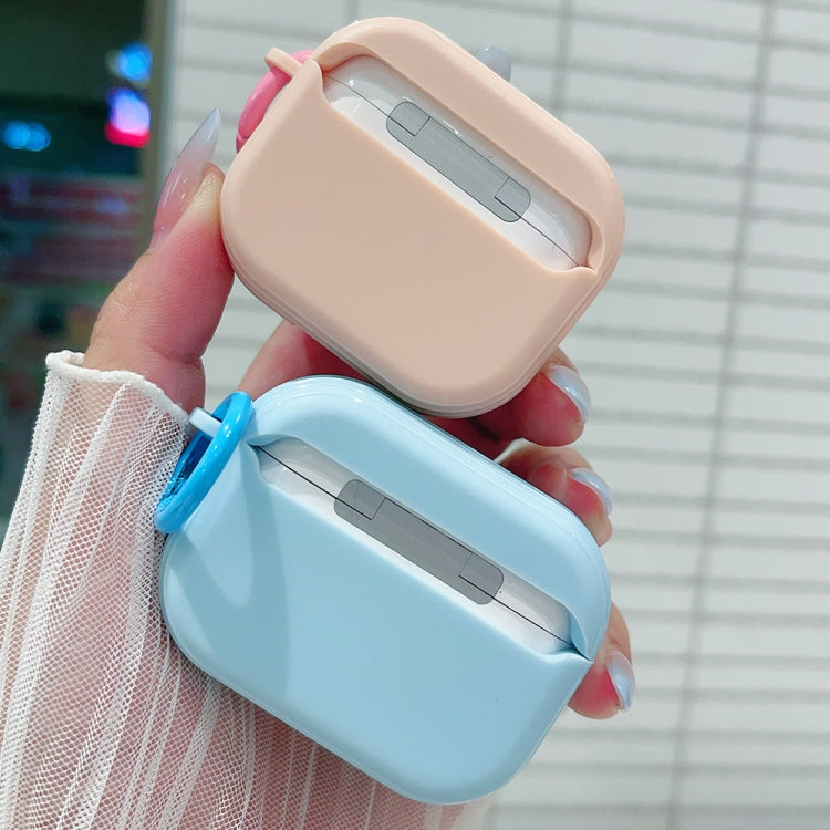 For AirPods Pro 2 3D Dot Bowknot Bluetooth Earphone Protective Case(Blue) - For AirPods Pro 2 by PMC Jewellery | Online Shopping South Africa | PMC Jewellery | Buy Now Pay Later Mobicred