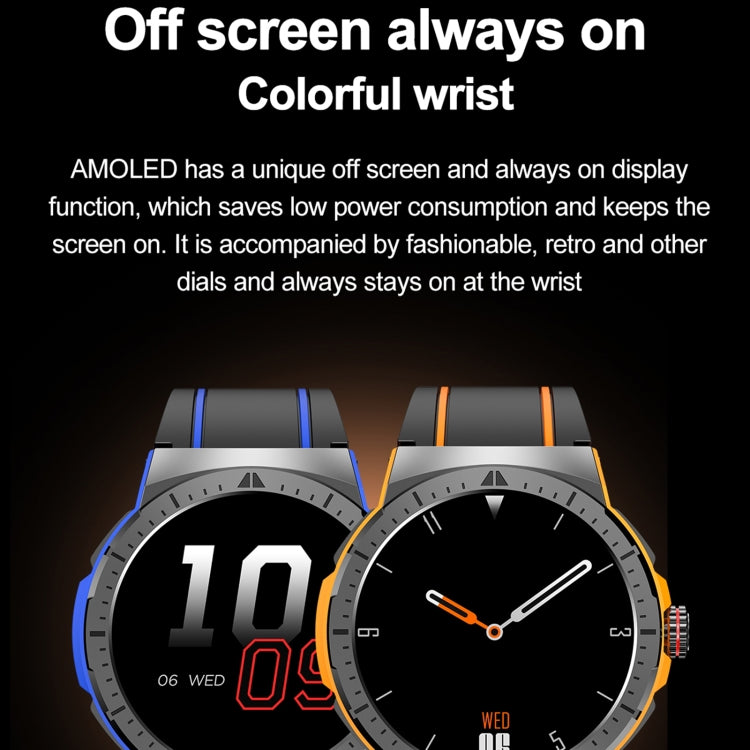LEMFO HK52 1.43 inch BT5.3 IP68 Sport Smart Watch, Support Bluetooth Call / Message Notification / Heart Rate / Blood Pressure Health Monitor(Red) - free shipping - PMC TechLife - Order now!