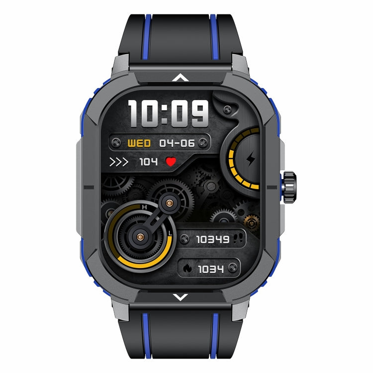 LEMFO HK56 2.06 inch BT5.3 IP68 Sport Smart Watch, Support Bluetooth Call / Message Notification / Heart Rate / Blood Pressure Health Monitor(Blue) - Smart Watches by LEMFO | Online Shopping South Africa | PMC Jewellery | Buy Now Pay Later Mobicred