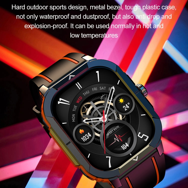 LEMFO HK56 2.06 inch BT5.3 IP68 Sport Smart Watch, Support Bluetooth Call / Message Notification / Heart Rate / Blood Pressure Health Monitor(Red) - free shipping - PMC TechLife - Order now!