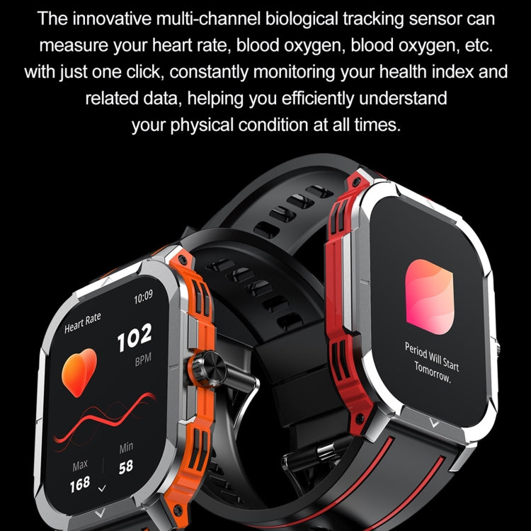 LEMFO HK56 2.06 inch BT5.3 IP68 Sport Smart Watch, Support Bluetooth Call / Message Notification / Heart Rate / Blood Pressure Health Monitor(Blue) - free shipping - PMC TechLife - Order now!