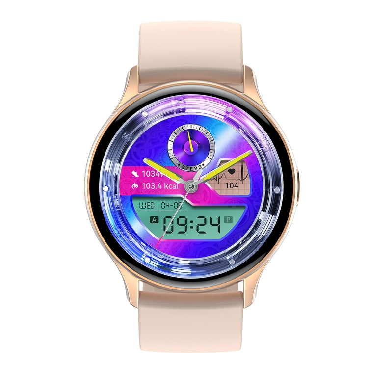 LEMFO HK89 1.43 inch BT5.0 IP67 Sport Smart Watch, Support Bluetooth Call / Message Notification / Heart Rate / Blood Pressure Health Monitor(Gold) - Smart Watches by LEMFO | Online Shopping South Africa | PMC Jewellery | Buy Now Pay Later Mobicred