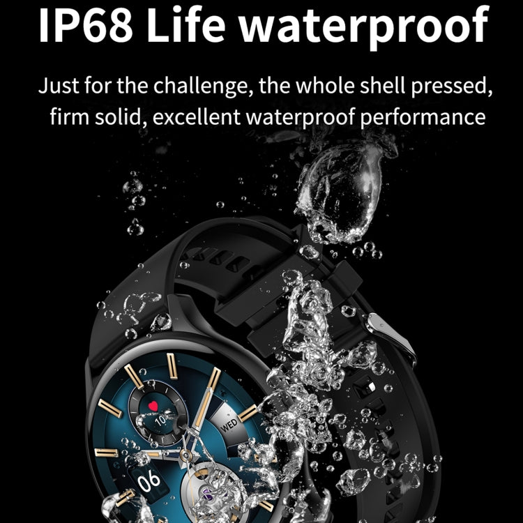HK89 1.43 inch BT5.0 IP67 Sport Smart Watch, Support Bluetooth Call / Message Notification / Heart Rate / Blood Pressure Health Monitor(Black) - free shipping - PMC TechLife - Order now!