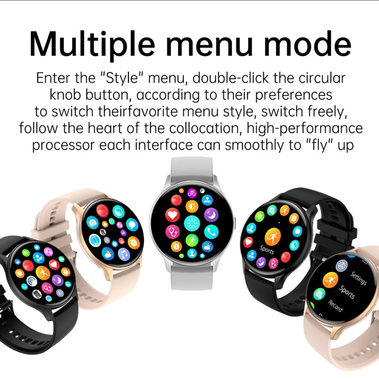 LEMFO HK89 1.43 inch BT5.0 IP67 Sport Smart Watch, Support Bluetooth Call / Message Notification / Heart Rate / Blood Pressure Health Monitor(Gold) - free shipping - PMC TechLife - Order now!