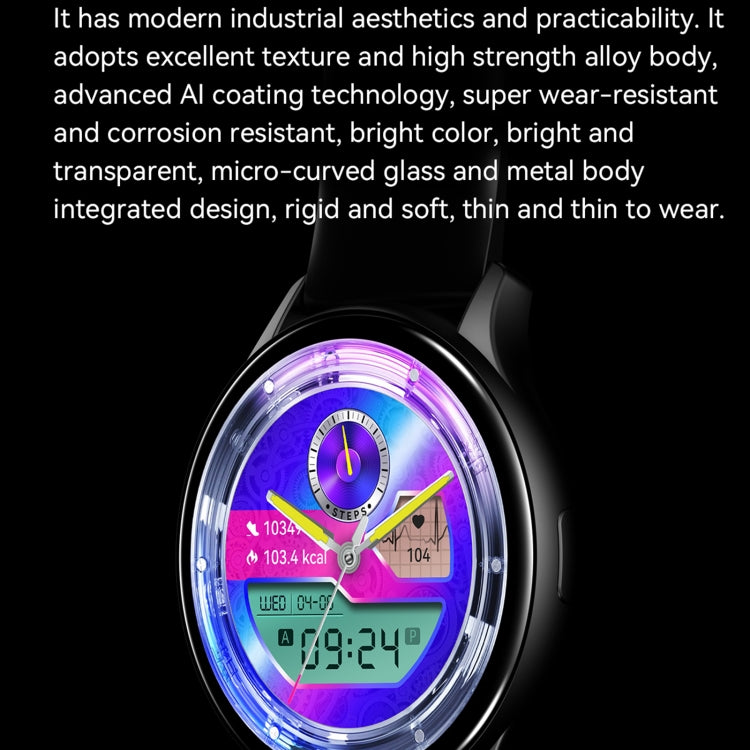 HK89 1.43 inch BT5.0 IP67 Sport Smart Watch, Support Bluetooth Call / Message Notification / Heart Rate / Blood Pressure Health Monitor(Black) - free shipping - PMC TechLife - Order now!