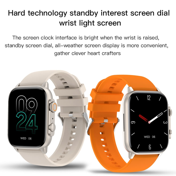 LEMFO HK95 1.952 inch BT5.0 IP68 Sport Smart Watch, Support Bluetooth Call / Sleep / Blood Oxygen / Heart Rate / Blood Pressure Health Monitor(Silver) - free shipping - PMC TechLife - Order now!