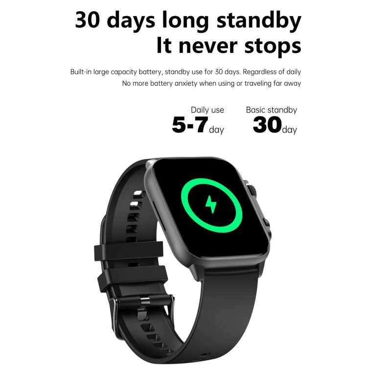 LEMFO HK95 1.952 inch BT5.0 IP68 Sport Smart Watch, Support Bluetooth Call / Sleep / Blood Oxygen / Heart Rate / Blood Pressure Health Monitor(Silver) - free shipping - PMC TechLife - Order now!