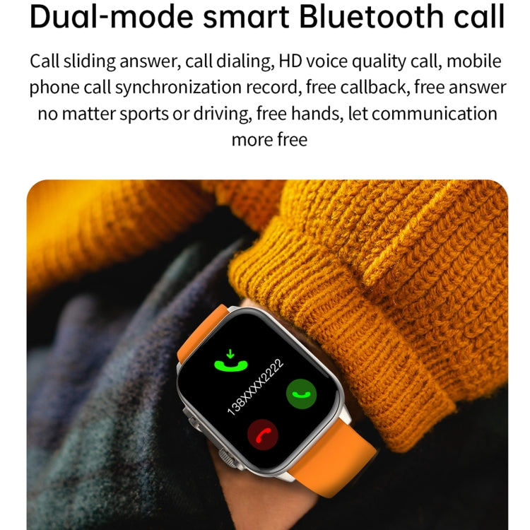 LEMFO HK95 1.952 inch BT5.0 IP68 Sport Smart Watch, Support Bluetooth Call / Sleep / Blood Oxygen / Heart Rate / Blood Pressure Health Monitor(Gold) - Smart Watches by LEMFO | Online Shopping South Africa | PMC TechLife | Buy Now Pay Later Mobicred