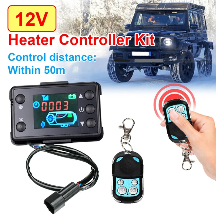 Car 12V / 24V Parking Heater LCD Monitor Switch with Remote Controller(Black) - Engine Fittings by PMC Jewellery | Online Shopping South Africa | PMC Jewellery | Buy Now Pay Later Mobicred