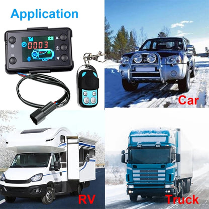 Car 12V / 24V Parking Heater LCD Monitor Switch with Remote Controller(Black) - Engine Fittings by PMC Jewellery | Online Shopping South Africa | PMC Jewellery | Buy Now Pay Later Mobicred