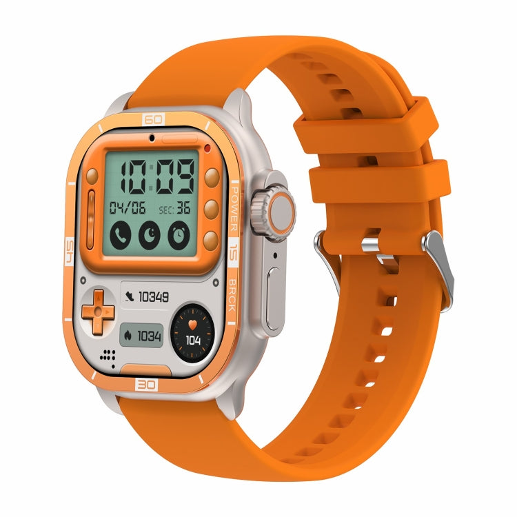 LEMFO HK96S 2.06 inch BT5.3 IP68 Sport Smart Watch, Support Bluetooth Call / Sleep / Blood Oxygen / Heart Rate / Blood Pressure Health Monitor(Orange) - Smart Watches by LEMFO | Online Shopping South Africa | PMC Jewellery | Buy Now Pay Later Mobicred