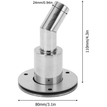 24mm Elbow Marine Parking Heater Stainless Steel Vent - Marine Accessories & Parts by PMC Jewellery | Online Shopping South Africa | PMC Jewellery | Buy Now Pay Later Mobicred