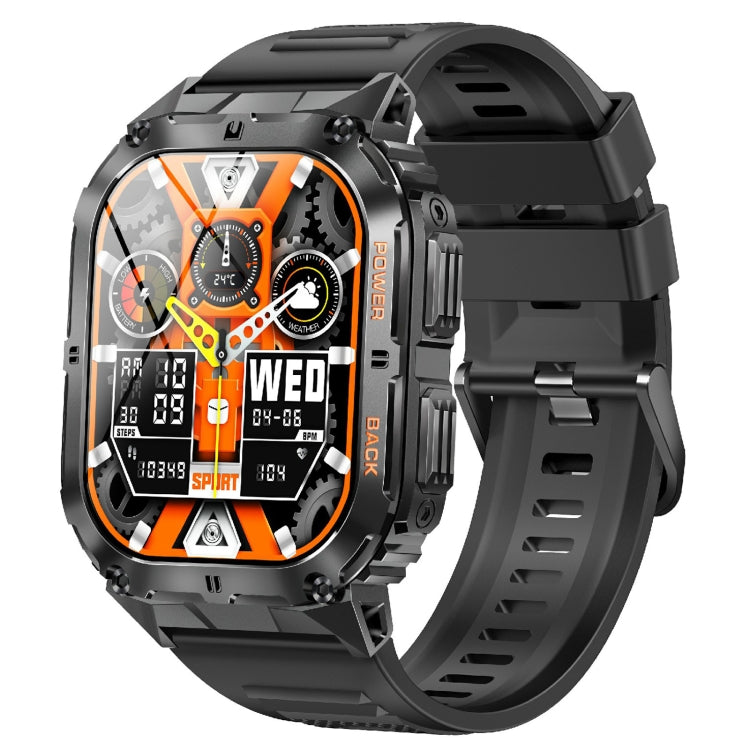 LEMFO K61 Pro 1.96 inch BT5.0 Sport Smart Watch, Support Bluetooth Call / Sleep / Blood Oxygen / Heart Rate / Blood Pressure Health Monitor(Black) - Smart Watches by LEMFO | Online Shopping South Africa | PMC TechLife | Buy Now Pay Later Mobicred