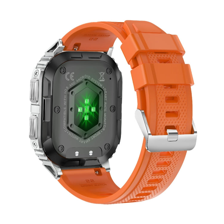 LEMFO K61 Pro 1.96 inch BT5.0 Sport Smart Watch, Support Bluetooth Call / Sleep / Blood Oxygen / Heart Rate / Blood Pressure Health Monitor(Orange) - free shipping - PMC TechLife - Order now!