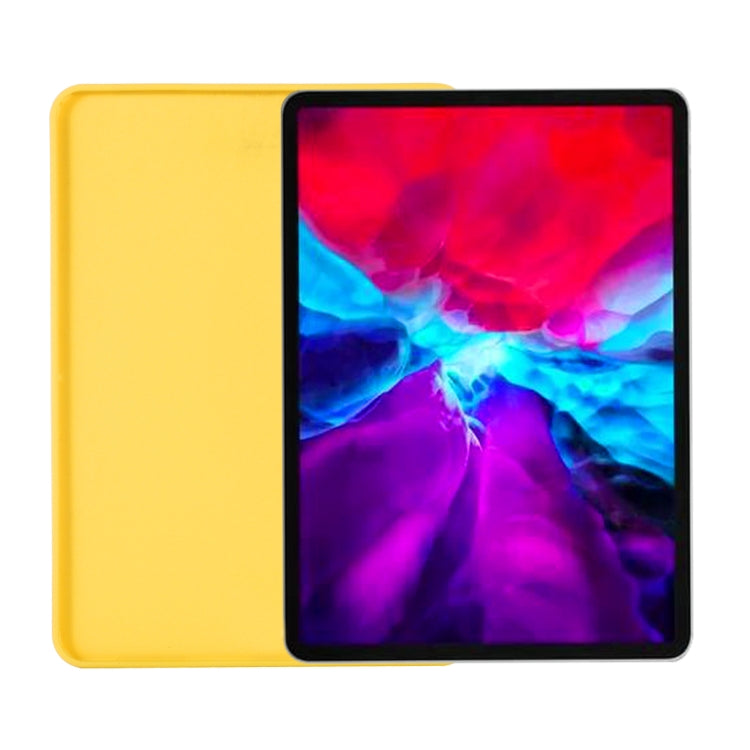 For iPad Pro 11 2024 Pure Color Liquid Silicone Shockproof Tablet Case(Yellow) - iPad Pro 11 2024 Cases by PMC Jewellery | Online Shopping South Africa | PMC Jewellery | Buy Now Pay Later Mobicred