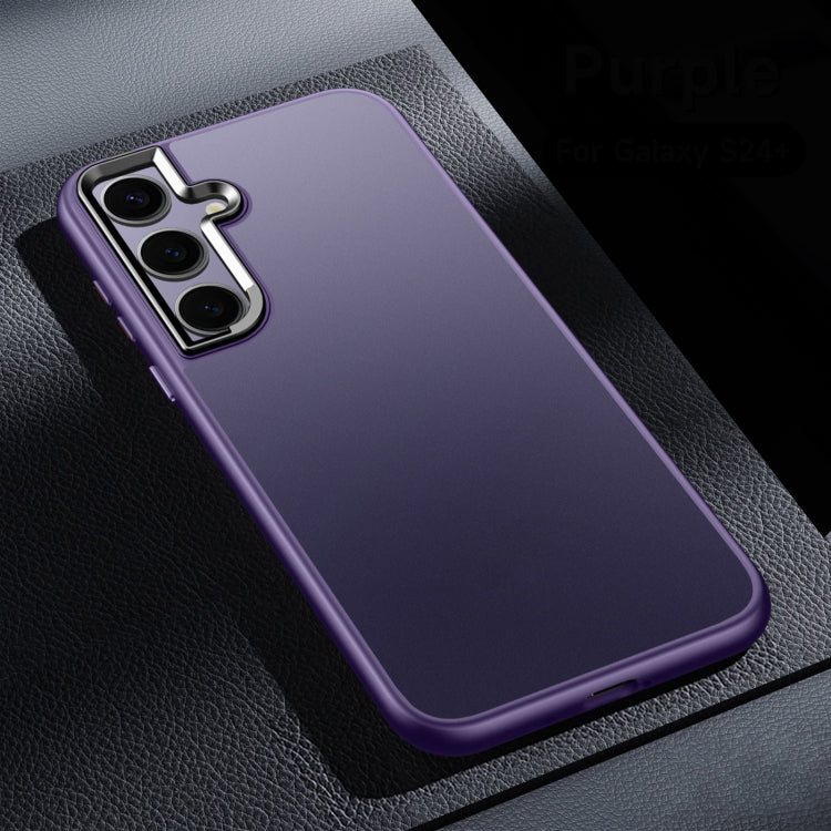 For Samsung Galaxy S24+ 5G SULADA Skin Feel Matte Shockproof Phone Case(Purple) - Galaxy S24+ 5G Cases by SULADA | Online Shopping South Africa | PMC Jewellery | Buy Now Pay Later Mobicred