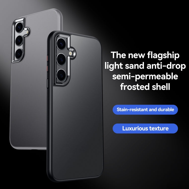 For Samsung Galaxy S24 Ultra 5G SULADA Skin Feel Matte Shockproof Phone Case(Grey) - free shipping - PMC Jewellery - Order now!