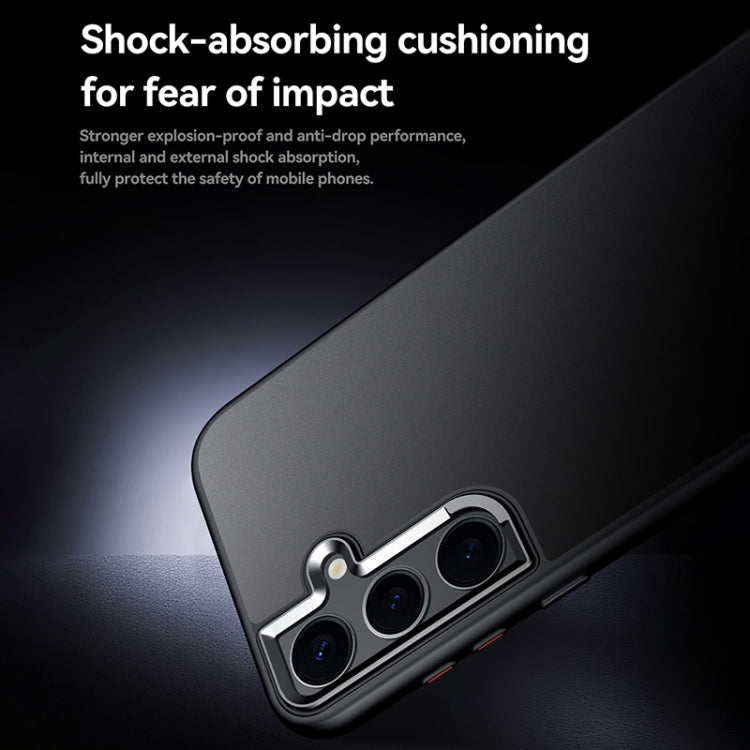 For Samsung Galaxy S24+ 5G SULADA Skin Feel Matte Shockproof Phone Case(Black) - free shipping - PMC Jewellery - Order now!