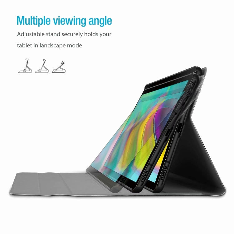 ST500 For Samsung Galaxy Tab A7 T500/T505 10.4 inch 2020 Ultra-thin Detachable Bluetooth Keyboard Leather Tablet Case with Stand & Sleep Function & Backlight(Gold) - Samsung Keyboard by PMC TechLife | Online Shopping South Africa | PMC TechLife