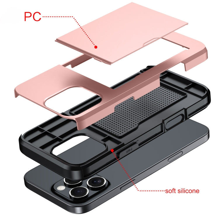 For iPhone 16 Shockproof Armor Phone Case with Card Slot(Green) - free shipping - PMC TechLife - Order now!