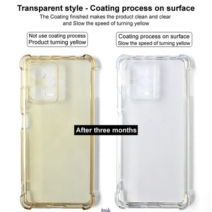 For Samsung Galaxy S24 FE 5G imak Shockproof Airbag TPU Phone Case(Transparent Black) - Galaxy S24 FE 5G Cases by imak | Online Shopping South Africa | PMC Jewellery | Buy Now Pay Later Mobicred