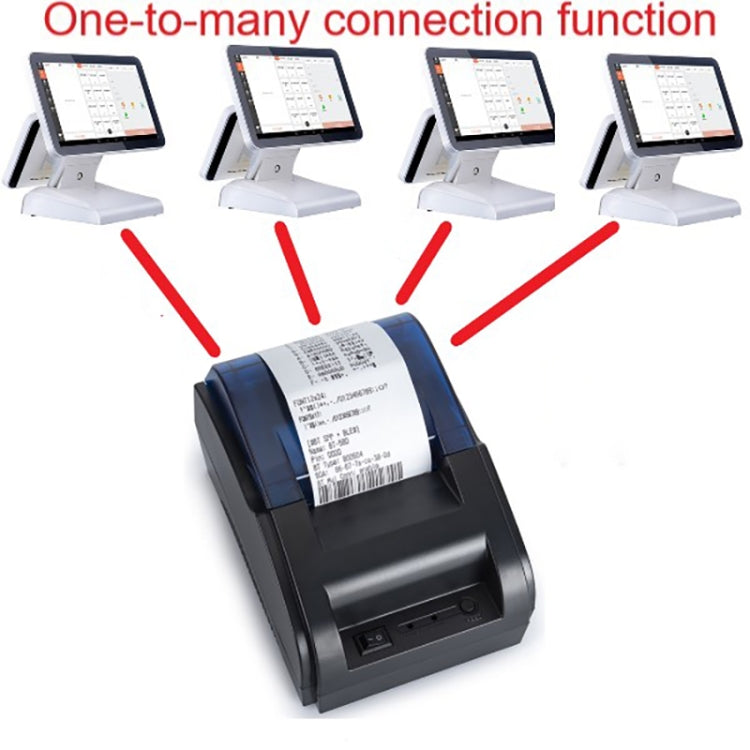 BT-58D 58mm USB+Bluetooth Thermal Receipt Printer(US Plug) - Printer by PMC Jewellery | Online Shopping South Africa | PMC Jewellery | Buy Now Pay Later Mobicred