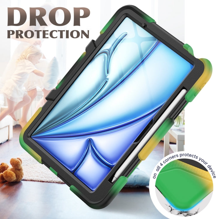 For iPad Air 11 2025 / 2024 Colorful Silicone Heavy Duty Hybrid PC Tablet Case(Camouflage) - iPad Air 11 2025 / 2024 Cases by PMC TechLife | Online Shopping South Africa | PMC TechLife | Buy Now Pay Later Mobicred